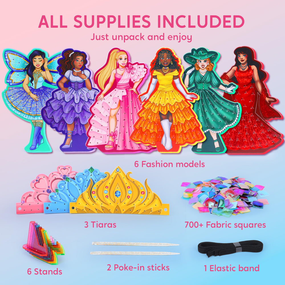 Klever Kits tiaras add sparkle to finished fashion models