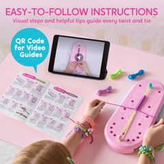 Klever Kits portable bracelet loom for quick, mess-free on-the-go crafting