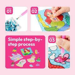 Twinkling princess designs come alive with bright gems.