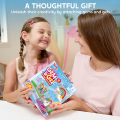 Klever Kits unicorn paint window art adds delicate color and expressiveness to windows.