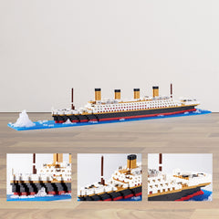 KLMEi 1872-pcs Titanic model highlights precise pieces for a satisfying, long-building project