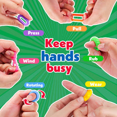 KLT fidget rings silent design for discreet classroom use