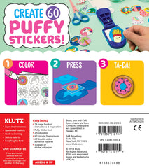 Klutz Make Your Own Puffy Stickers: colorful custom designs for personalized crafts.