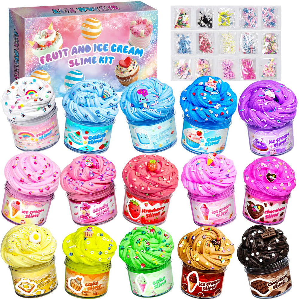 KMBTQRE Butter Slime Kit with colorful slimes for creative play