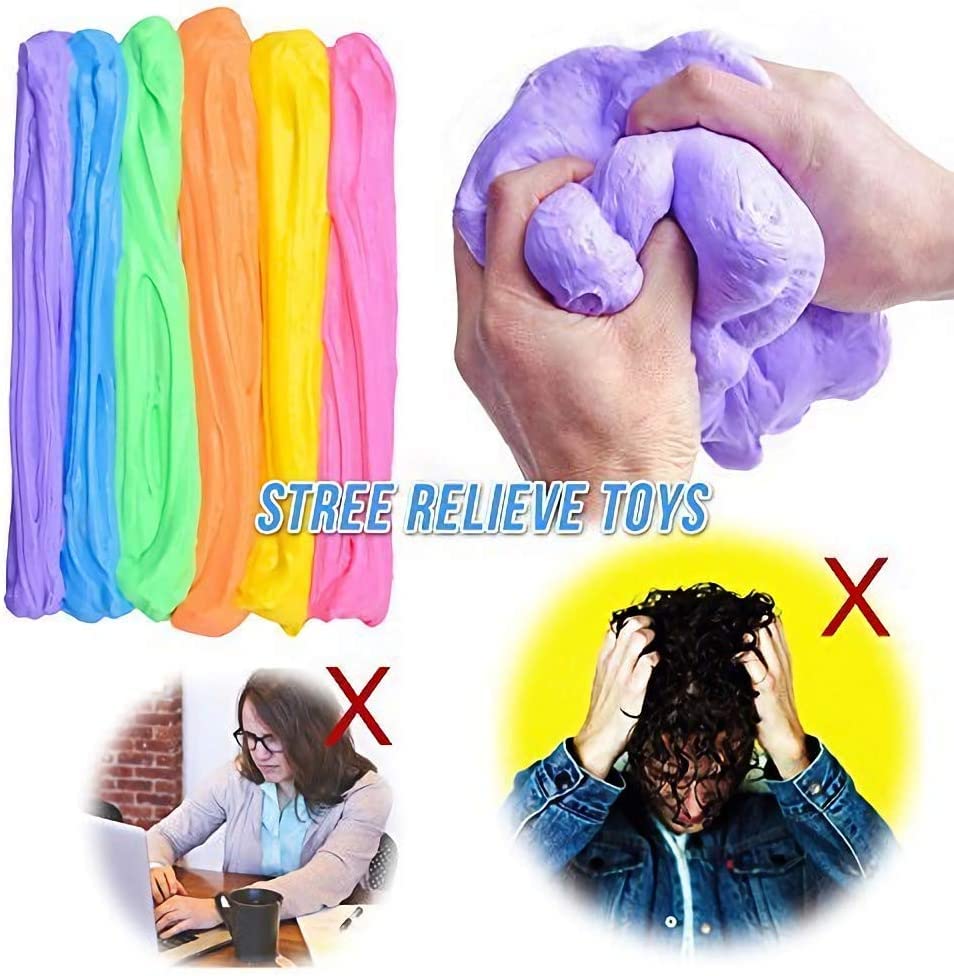 KMBTQRE slime two-toned, easy to shape and share with friends.