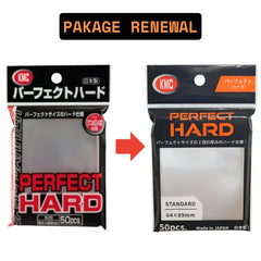 KMC Perfect Hard sleeve close-up highlighting rigid protective edges