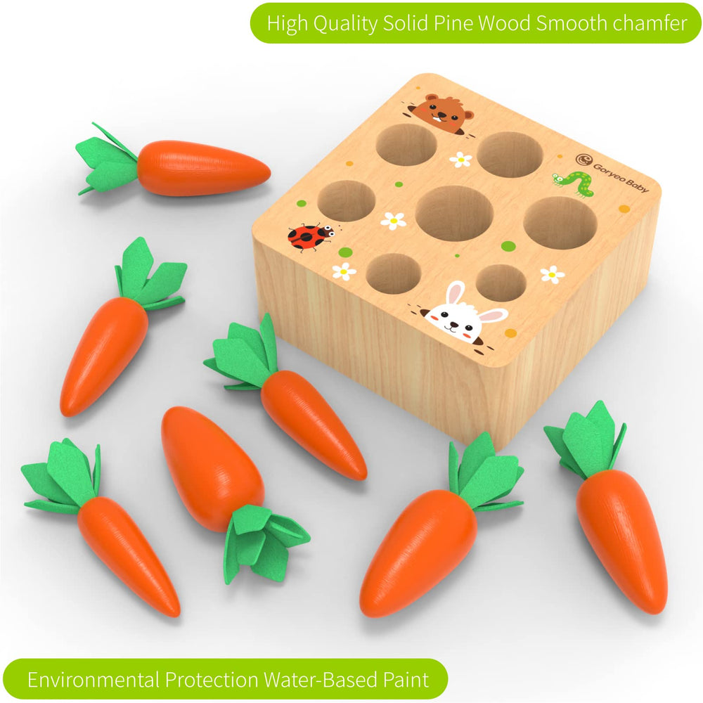 KMTJT farm-themed pattern wooden toy for imaginative play