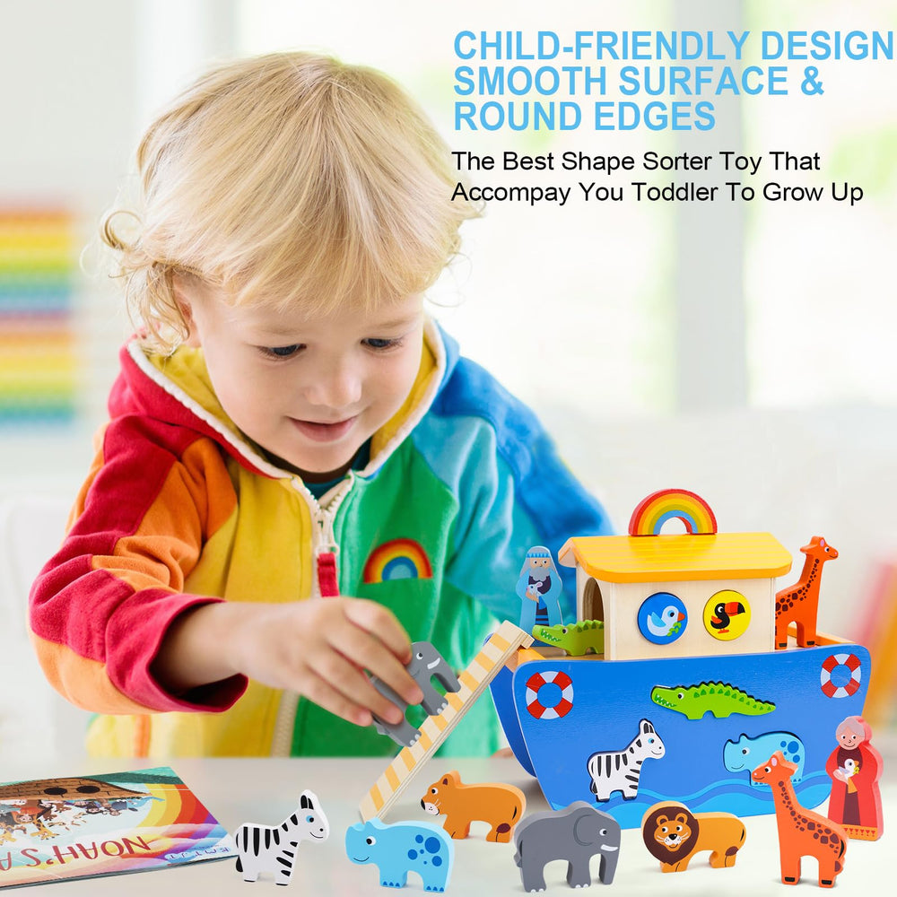KMTJT Noah's Ark rainbow accessory sparks imaginative play.