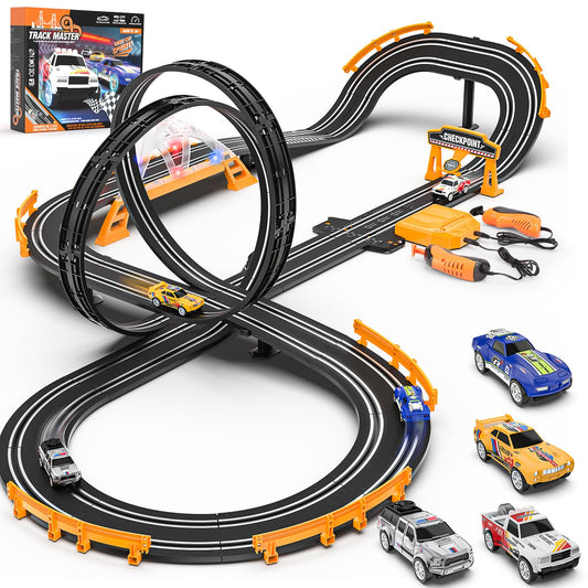 Kmuxilal slot track bridge with pendulum for added realism in play.