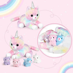 KMUYSL baby kitten plush set highlighting soft fabric and cuddle factor
