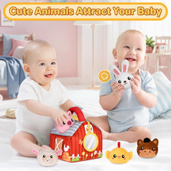 KMUYSL plush chick with squeaker for auditory engagement