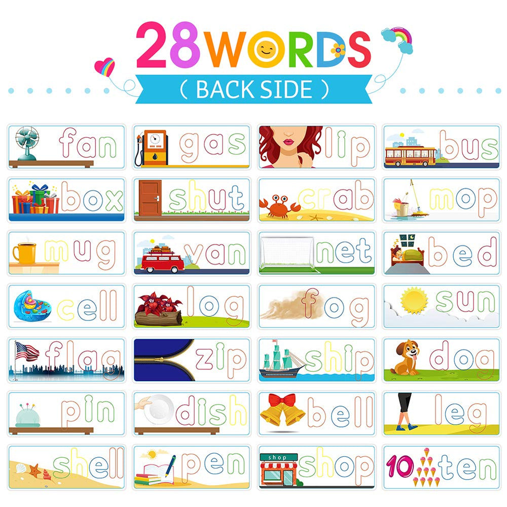KMUYSL CVC word cards encourage cooperative play and social learning in small groups.