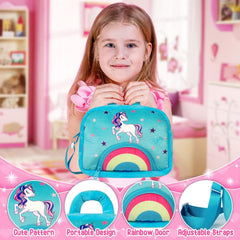 KMUYSL pink unicorn plush adds color and comfort to story time.