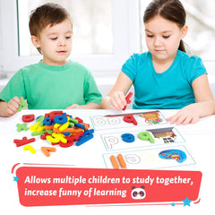 KMUYSL Rich scene cards introduce 56 CVC words to support memory and phonics.
