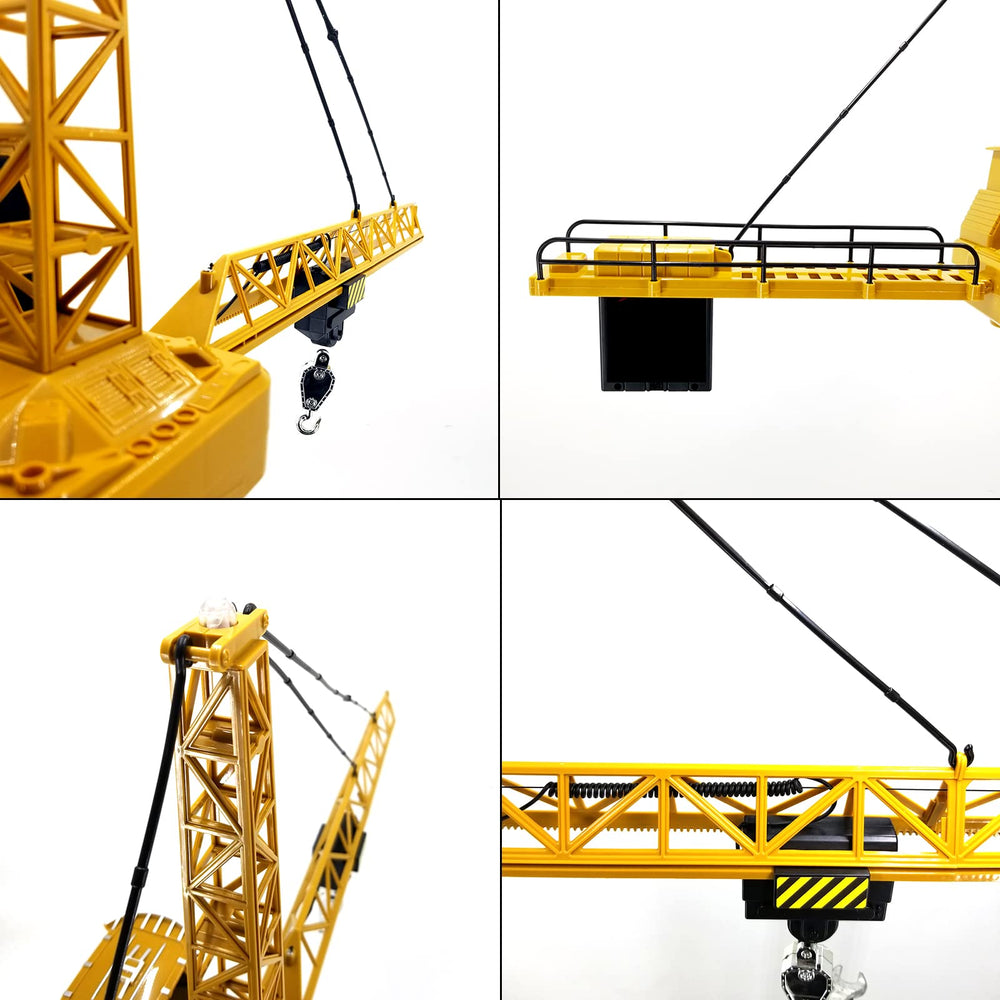 KNACKTOYZ crane arm with 680-degree rotation for versatile building play.