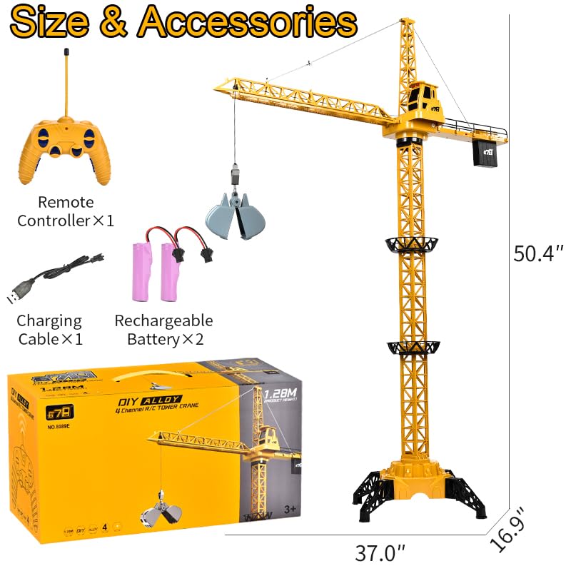 KNACKTOYZ DIY Tower Crane makes a great gift for curious builders