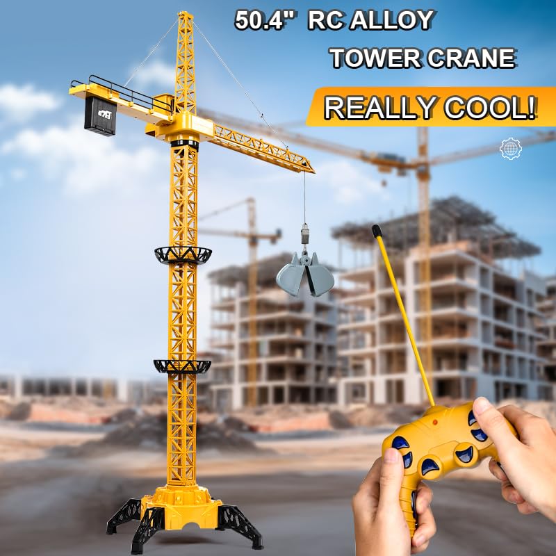 KNACKTOYZ DIY Tower Crane height adjustments for versatile setup