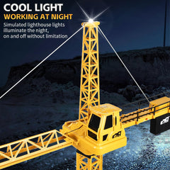 KNACKTOYZ DIY Tower Crane with two rechargeable batteries and USB charger