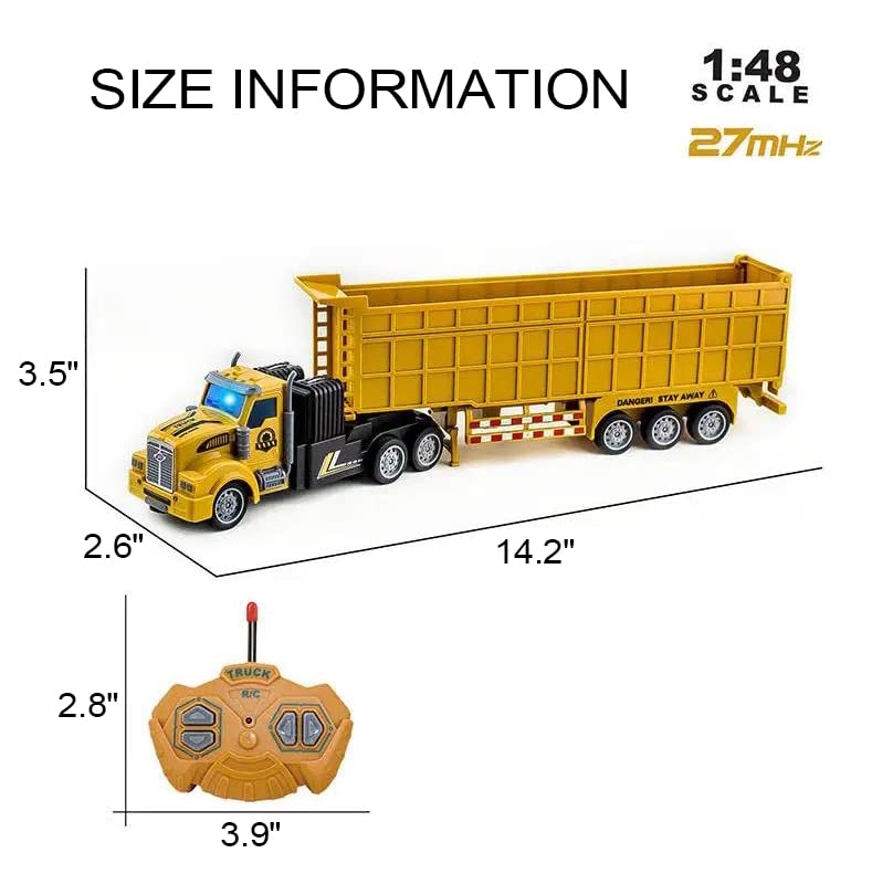 KNACKTOYZ RC Dump Truck packaging designed for gifting and safe delivery