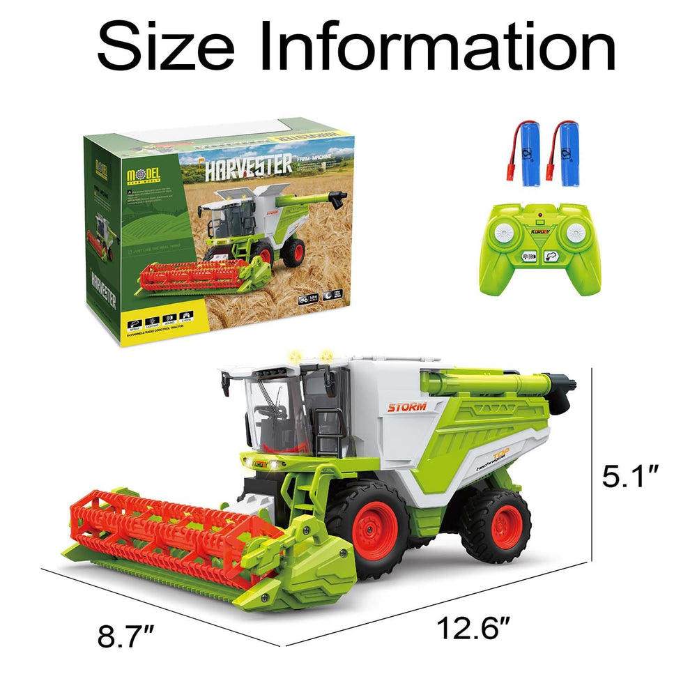 KNACKTOYZ RC Farm Tractor Toy durable ABS body supports long lasting play