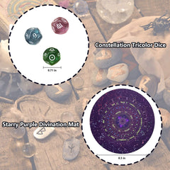 Knana amethyst pendulum crystal ready for precise divination explorations.