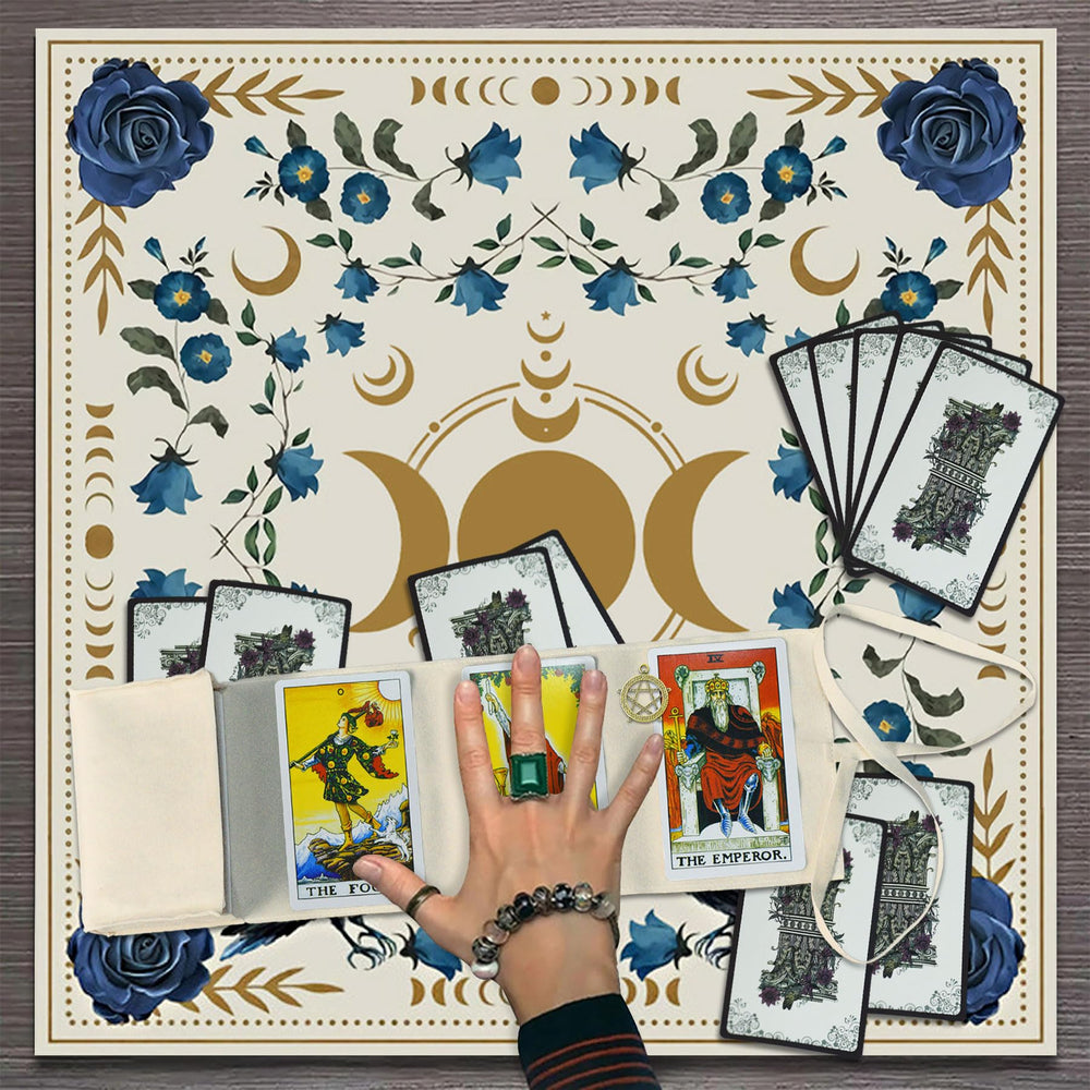 Knana Silk Witchcraft Mat ensemble supports ritual-like practice