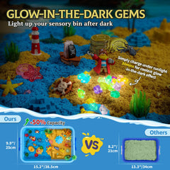 KNASON colored play sand provides tactile, moldable fun for creative sand art and scenarios