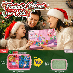 KNASON Mermaid treasure chest with diamonds and coins for treasure-hunt play.