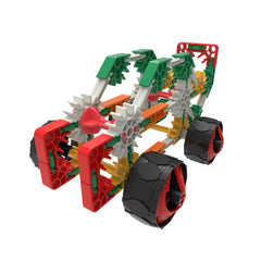K'NEX 40-model set wheels — quick-on-the-go movement for dynamic models.
