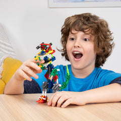K'NEX Adventure Wheels amusement-ride build boosts spatial thinking.