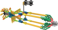 K'NEX Adventure Wheels wings and rotors enable dynamic models.