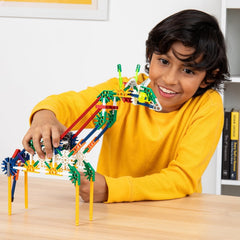 K'NEX easy-click connectors enable quick reassembly.