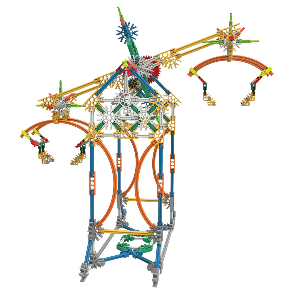 K'NEX Ferris Wheel model demonstrating multiple ride options and engineering basics.