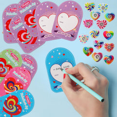 KNFINNDUU valentines day classroom use set for exchanges and rewards