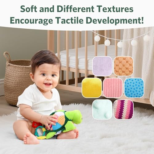 Knirose Turtle Sensory Toy Baby Teethers soothe gums with safe chews.