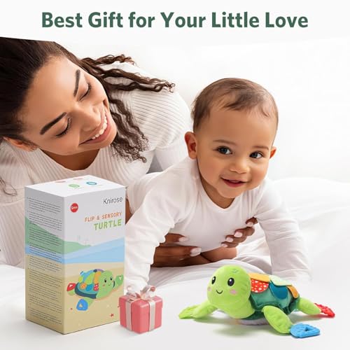 Knirose Turtle Sensory Toy Gift Ready packaging is ideal for showers.