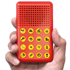 KNUCKLHEAD Sound Effects Machine front view for portable laughs anytime.