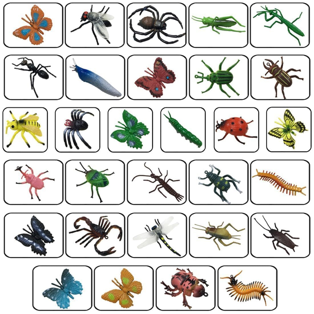 Kockuu fake bug set locust toy for party favors and classroom fun