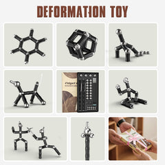 KODATEK magnetic fidget pen reshaped into robot form for playful concentration.