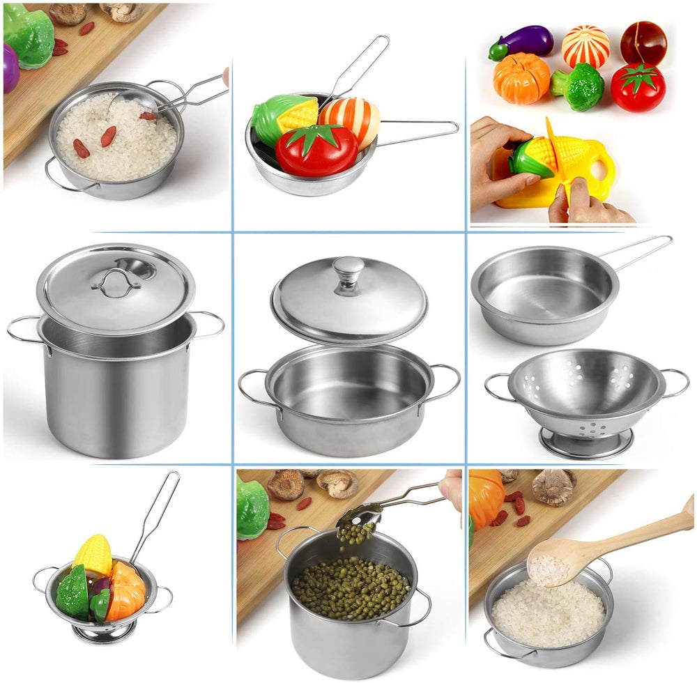 KODATEK Play Kitchen pretend play set for creative kitchen scenarios