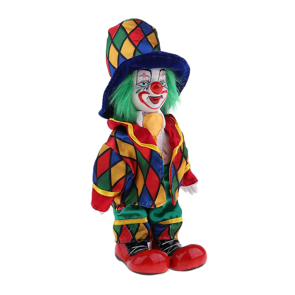 Kodoria clown doll handcrafted assembly by artists, designed for lasting display.