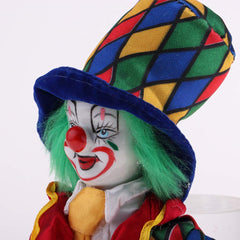 Kodoria clown doll metal accent highlights elegant design and durability.