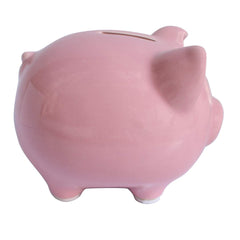 KOHIENWO Pink Piggy Bank top close-up emphasizes smooth finish for little hands.