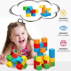 Portable KOIEMAY blocks offer durable travel-friendly play