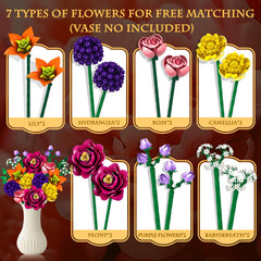 KOJAYHOL ABS bricks deliver durable, safe floral decor for display and play.