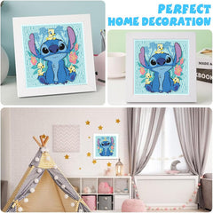 KOJEFCV beginner-friendly diamond art kit simplifies assembly for kids.