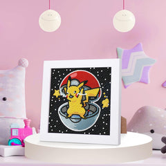 KOJEFCV diamond art canvas with labeled surface for easy gem placement.