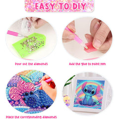 KOJEFCV diamond art canvas with beginner-friendly labeling for new crafters