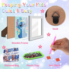 KOJEFCV diamond art gems in bright colors for vibrant crafting.