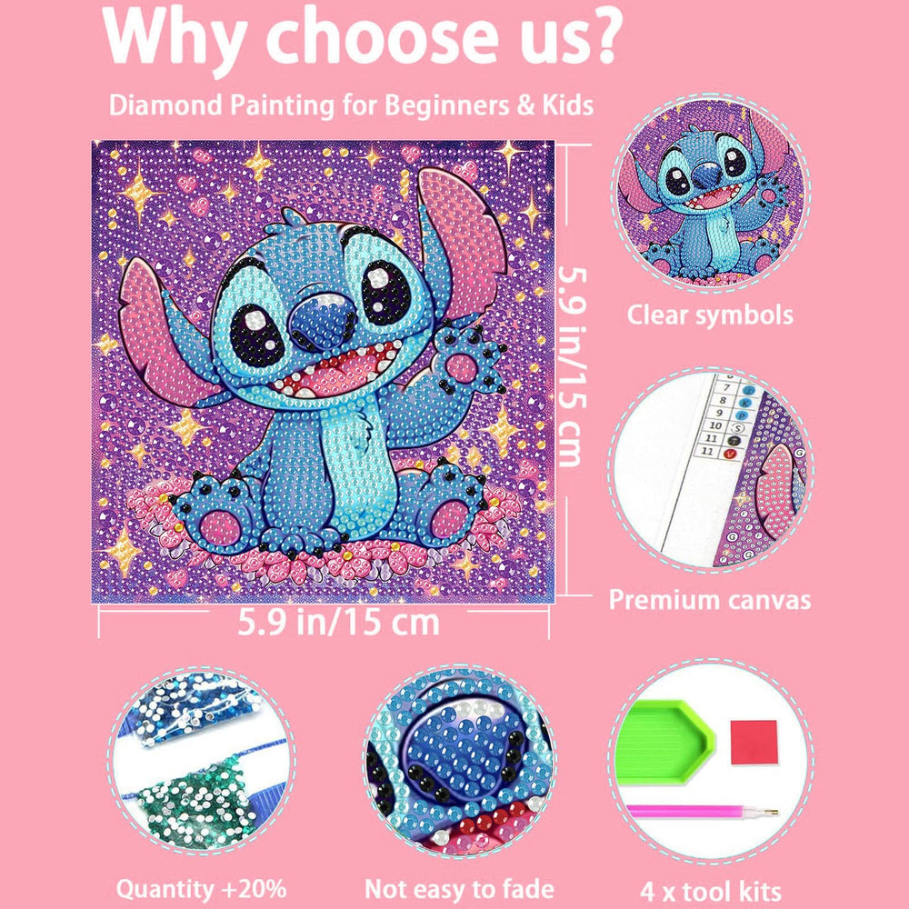 KOJEFCV diamond art tray and pen enable precise gem placement for tidy crafts.